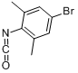 4-溴-2,6-二甲基苯基异氰酸酯分子式结构图