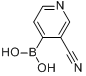 3-氰嘧啶-4-硼酸分子式结构图