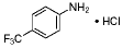 4-三氟甲基苯胺盐酸盐分子式结构图