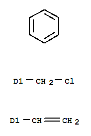 聚(乙烯苄基氯)分子式结构图