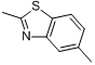 2,5-二甲基苯并噻唑分子式结构图