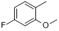 5-氟-2-甲基苯甲醚分子式结构图