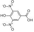 3,5-二硝基-4-羟基苯甲酸分子式结构图