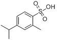 4-异丙基-2-甲基苯-1-磺酸分子式结构图