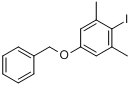 2-碘-1,3-二甲基-5-(苯基甲氧基)苯分子式结构图