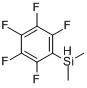 二甲基五氟苯基硅烷分子式结构图