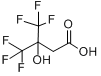 4,4,4-三氟-3-羟基-3-(三氟甲基)丁酸分子式结构图