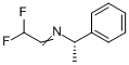 (S)-N-(2,2-二氟亚乙基)-1-苯基乙胺分子式结构图