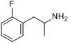 1-(2-氟苯基)丙胺分子式结构图