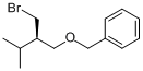 (R)-((2-(溴甲基)-3-甲基丁氧基)甲基)苯分子式结构图