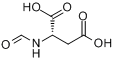 N-甲酰-L-天冬氨酸分子式结构图