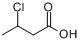 3-氯-正丁酸分子式结构图