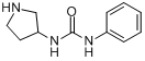 1-苯基-3-(3-吡咯烷基)脲分子式结构图