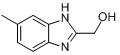 (6-甲基-1H-苯并咪唑-2-基)甲醇分子式结构图