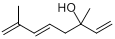 脱氢芳樟醇;反式-3,7-二甲基-1,5,7-辛三烯-3-醇分子式结构图
