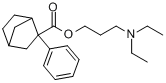 波那普令;波那普林;3-二乙氨基丙基2-苯基双环[2.2.1]庚烷-2-羧酸酯分子式结构图
