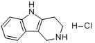 2,3,4,5-四氢-1H-吡啶并[4,3-b]吲哚盐酸盐分子式结构图