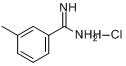 3-甲基苄脒盐酸盐;3-甲基苯甲脒盐酸盐分子式结构图