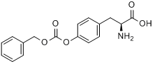 O-苄氧羰基-L-酪氨酸分子式结构图