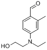 N-乙基-N-羟乙基-4-氨基-2-甲基苯甲醛分子式结构图