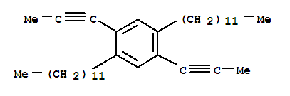 聚(2,5-二十二烷基苯撑-1,4-乙炔撑)分子式结构图