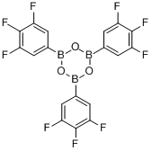 2,4,6-三(3,4,5-三氟苯基)环硼氧烷分子式结构图