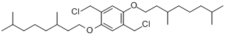 2,5-二(氯甲基)-1,4-二(3,7-二甲基辛氧基)苯分子式结构图