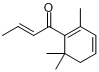 大马士酮;beta-大马烯酮;突厥酮;(E)-1-(2,6,6-三甲基-1,3-环己二烯-1-基)-2-丁烯-1-酮分子式结构图