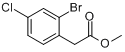 2'-溴-4-氯苯乙酸甲酯分子式结构图