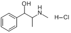 盐酸右旋麻黄碱分子式结构图