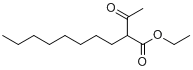 2-辛基乙酰乙酸乙酯;2-乙酰基癸酸乙酯分子式结构图
