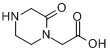 2-氧代-1-哌嗪乙酸分子式结构图