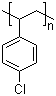 聚(4-氯苯乙烯)分子式结构图