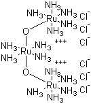 十四氨合六氯二氧化三钌分子式结构图