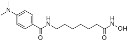 4-(二甲氨基)-N-[7-(羟基氨基)-7-氧庚]苯甲酰胺分子式结构图