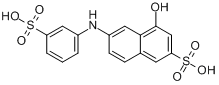 N-间磺酸苯基-gamma-酸;4-羟基-6-(3-磺基苯胺基)萘-2-磺酸分子式结构图