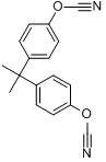 双酚A型氰酸酯预聚体分子式结构图