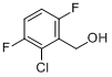 2-氯-3,6-二氟苄醇分子式结构图