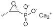 磷霉素钙;[(2R,3S)-3-甲基环氧基]磷酸钙盐分子式结构图