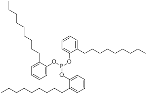 三(壬基酚)亚磷酸酯;抗氧化剂-1178;防老剂TNP分子式结构图