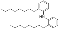二辛基二苯胺分子式结构图