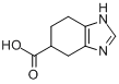 4,5,6,7-四氢-1H-苯并咪唑-5-甲酸分子式结构图