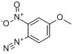 冰染重氮组分1;4-甲氧基-2-硝基重氮苯分子式结构图