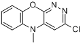 2-氯-10-甲基-3,4-二氮吩嗪分子式结构图