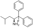 (S)-(?)-2-氨基-1-氟-4-甲基-1,1-二苯基戊烷分子式结构图