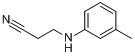 N-氰乙基间甲苯胺分子式结构图