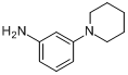 3-(1-哌啶基)苯胺;1-(3-氨基苯基)哌啶分子式结构图