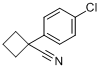 1-(4-氯苯基)-1-氰基环丁烷分子式结构图