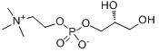 甘磷酸胆碱GPC;甘油磷酰胆碱分子式结构图