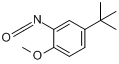 5-叔丁基-2-甲氧苯基异氰酸酯分子式结构图